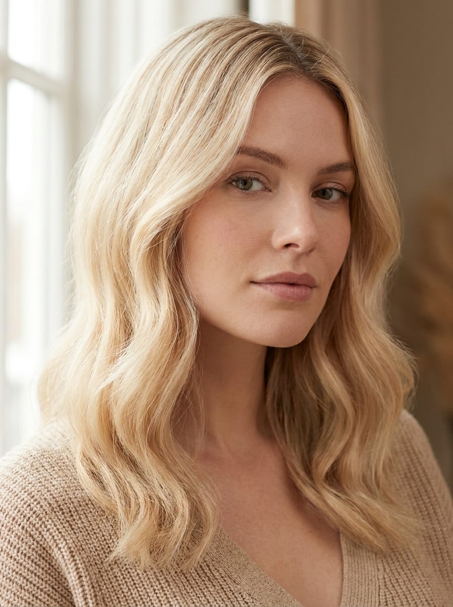Vanilleblond - Haarfarbe für helle Haut